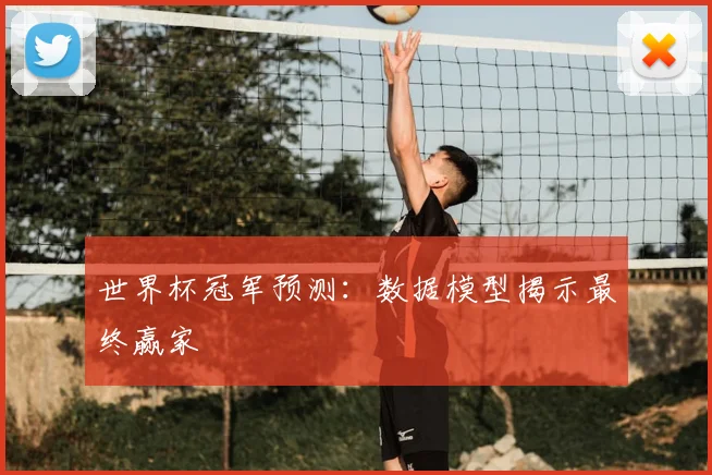世界杯冠军预测:数据模型揭示最终赢家