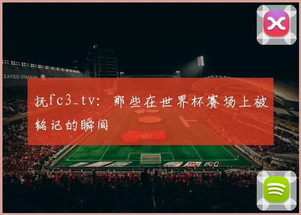 抚fc3_tv:那些在世界杯赛场上被铭记的瞬间