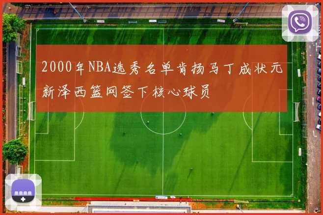 2000年NBA选秀名单肯扬马丁成状元新泽西篮网签下核心球员